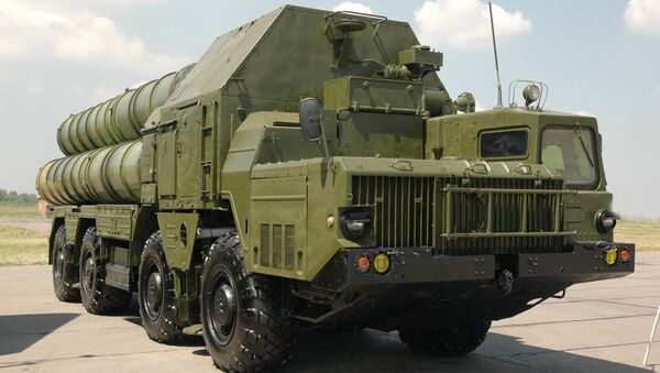 A Russian S-300 anti-aircraft missile system - Sputnik International