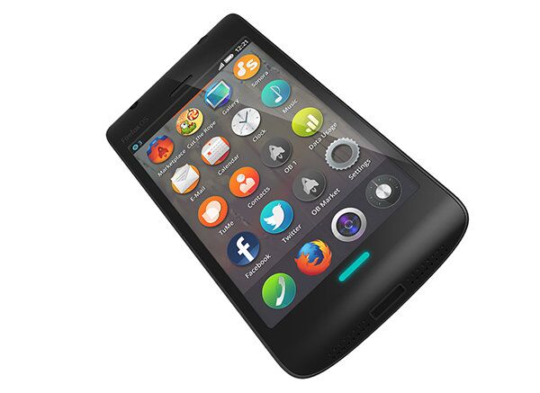 A mock-up of what the Firefox OS smartphones will look like. - Sputnik International
