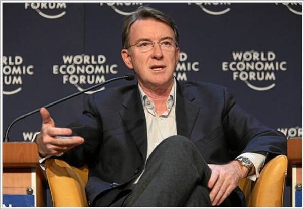 Former European Trade Commissioner Peter Mandelson - Sputnik International