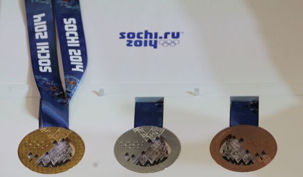 Russia Unveils Sochi 2014 Winter Olympic Medals - Sputnik International