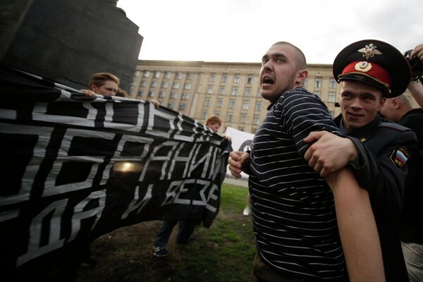 Police Release Moscow Rally Detainees - Sputnik International
