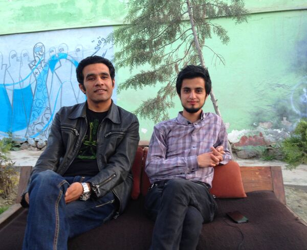 Kabul Dreams: Sulyman Qardash (vocals/guitars), right, and Siddique Ahmed (bass) - Sputnik International