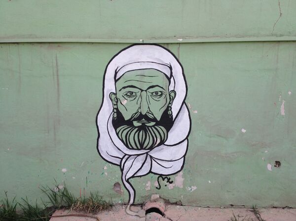 Graffiti on the walls of the Venue, a café in Kabul. Graffiti on the walls of the Venue, a café in Kabul. - Sputnik International