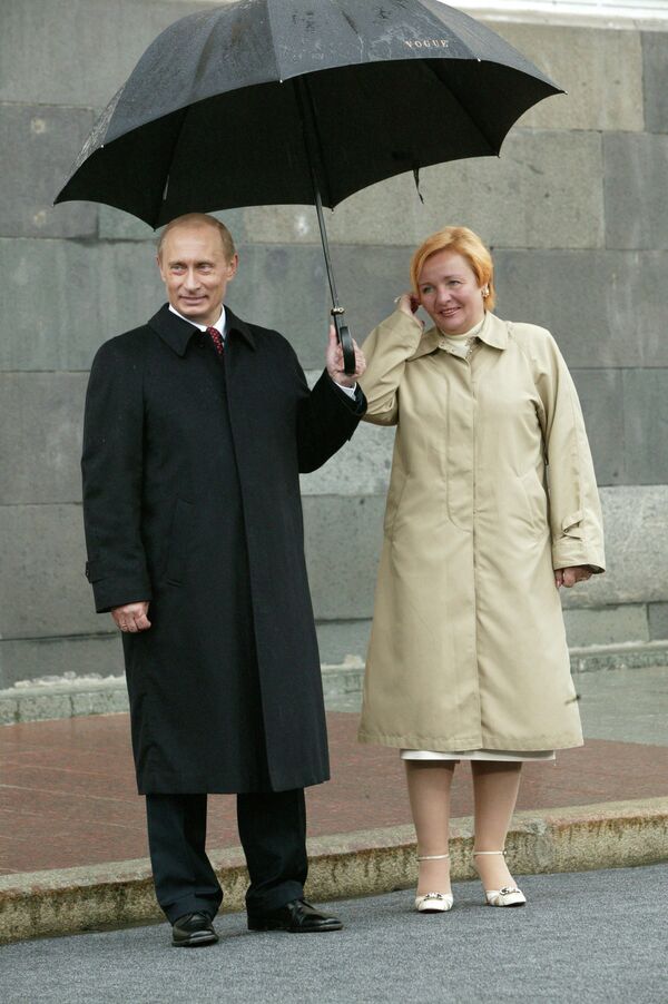 President Vladimir Putin and his wife Lyudmila (archive) - Sputnik International