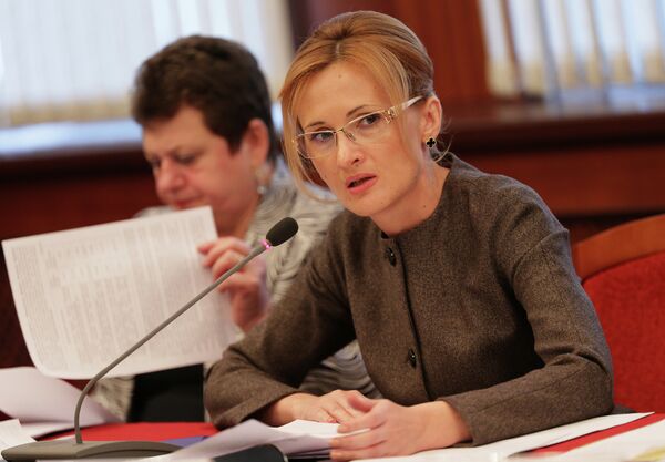 The head of the Russian parliament's anticorruption committee Irina Yarovaya - Sputnik International