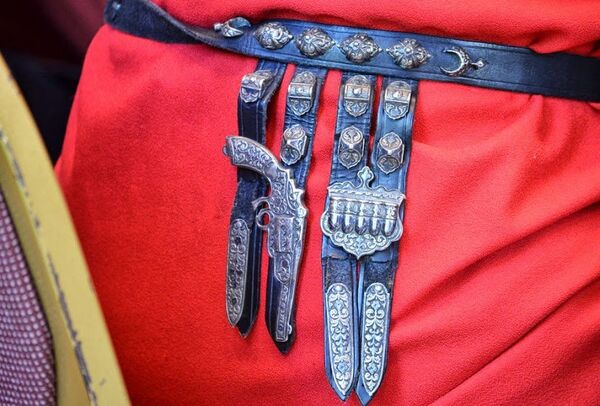 Sergei Tsapenko attended the meeting of the Russian Compatriots of America in full Cossack uniform Sergei Tsapenko attended the meeting of the Russian Compatriots of America in full Cossack uniform - Sputnik International