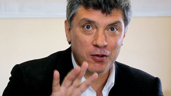 Boris Nemtsov, a former Russian deputy prime minister and current Putin opposition figure - Sputnik International