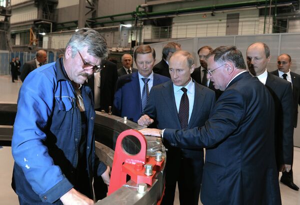 The Vityaz system was shown during President Vladimir Putin’s visit to a St. Petersburg plant where it is being manufactured by the Almaz-Antei corporation. - Sputnik International