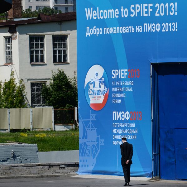 St. Petersburg International Economic Forum 2013 - Sputnik International