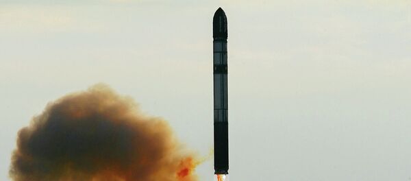 Launching an RS-20 Voyevoda (SS-18 Satan) intercontinental ballistic missile - Sputnik International