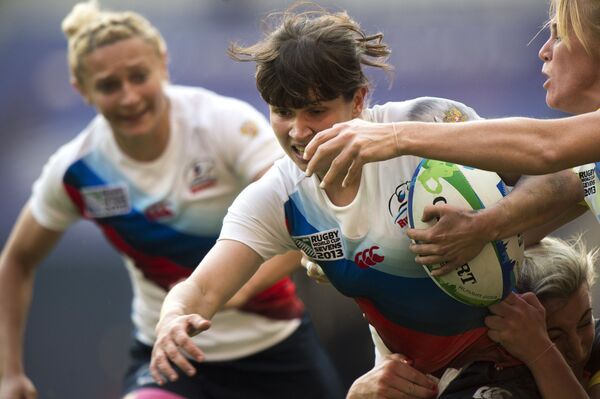 Rugby 7s: Russian Women Beat England, Reach World Cup Quarters - Sputnik International