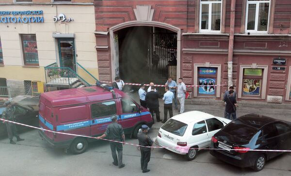 Police Charge Injured Man After Explosion in St. Petersburg - Sputnik International