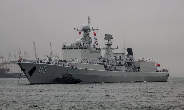 Chinese Navy Ships Arrive in Russian Far East for Drills - Sputnik International