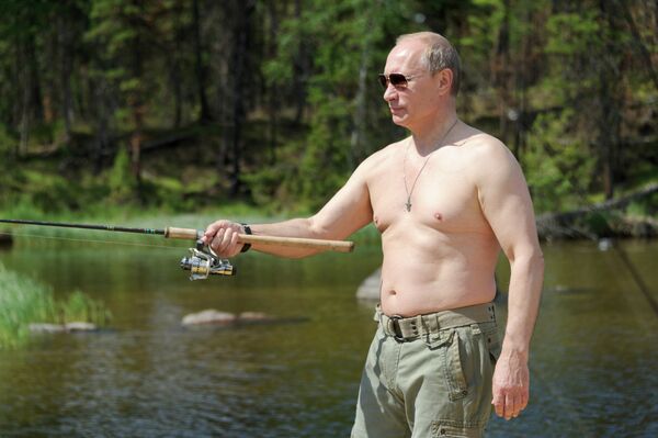 Vladimir Putin and Dmitry Medvedev Holiday in Siberia - Sputnik International