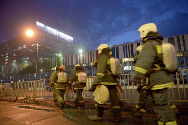 Fire Prompts Evacuation of Ostankino TV Center - Sputnik International