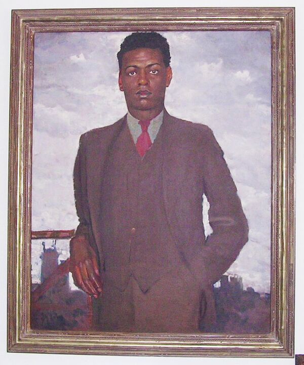 A portrait of Lloyd Patterson, author unknown, purchased in Moscow by Washington resident Andrew Leddy in the mid-1990s that will be on display at the exhibition. - Sputnik International