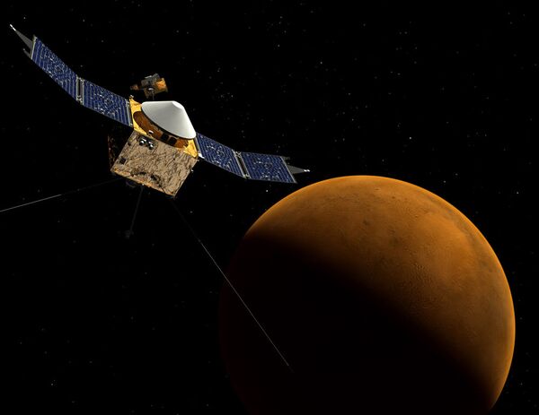 MAVEN's mission is to take measurements of the composition, structure and escape of gases in Mars' upper atmosphere and its interaction with the sun and solar wind - Sputnik International