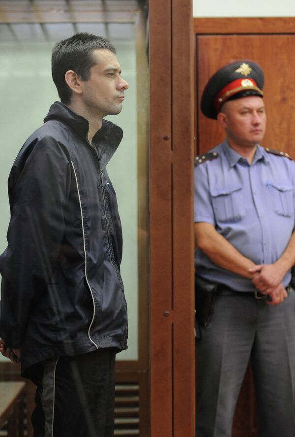 Sergei Pomazun during his trial on Tuesday - Sputnik International