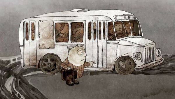 In the nine-minute animated film Pishto Goes Away, a farmer’s dog tries to convince his owner to return to a small town and a simple way of life - Sputnik International