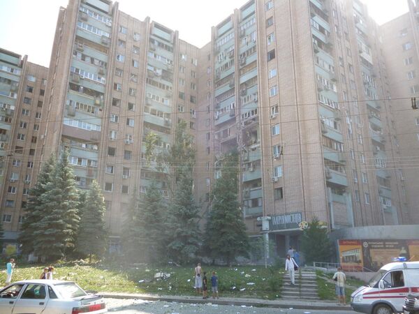 Взрыв газа в доме в Луганске - Sputnik International
