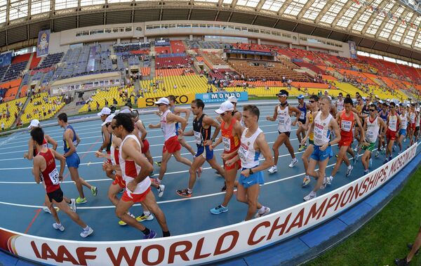 World Athletic Stars Compete in Half Empty Stadium in Moscow - Sputnik International