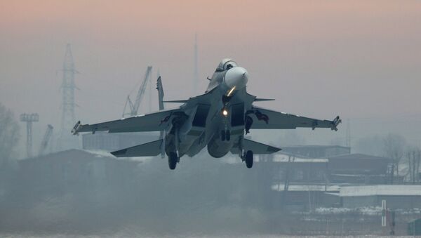 Russia has deployed Su-30 fighter jets at the Belbek air base near Crimea’s Sevastopol. - Sputnik International