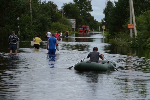 Thousands Affected by Floods in Russia’s Far East - Sputnik International
