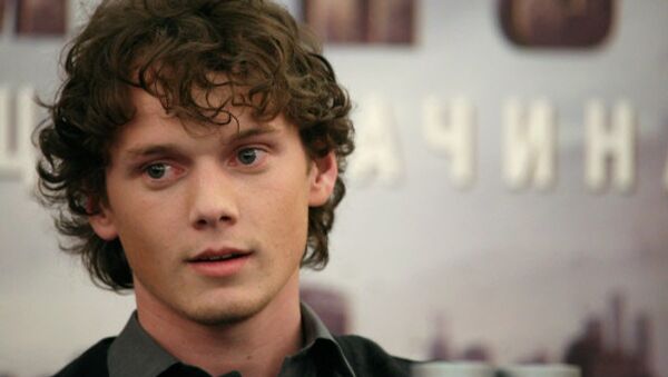Russian-born actor Anton Yelchin, photographed in Moscow in 2009 - Sputnik International