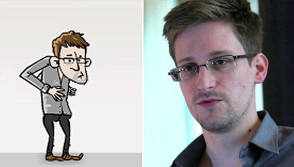 Snowden Leaks turns the real Edward Snowden into a video game. - Sputnik International