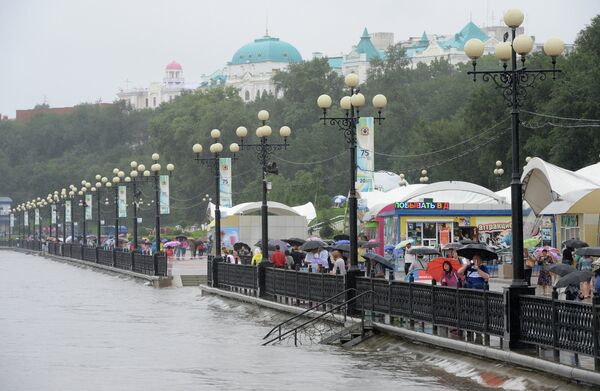 Amur River Flooding Hits Historic Level in Russia’s Far East - Sputnik International
