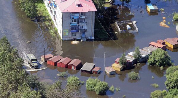 Over 50,000 Now Affected by Floods in Russia’s Far East - Sputnik International