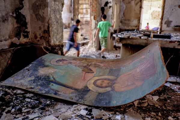 The Burning of Christian Churches in Egypt - Sputnik International