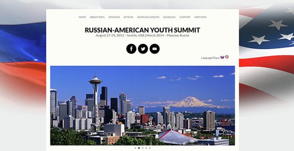 Raysummit.com, the official website of the Russian-American Youth Summit - Sputnik International