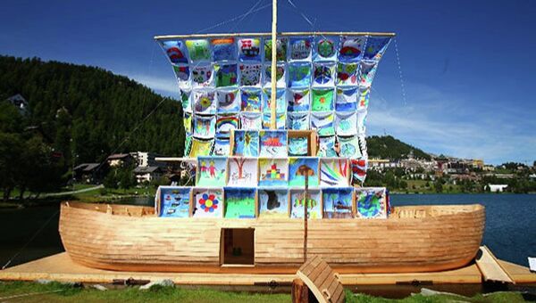 The Ship of Tolerance is meant to be an artistic sailing vessel with a social message. - Sputnik International