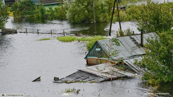 Some 8,400 Evacuated From Flooded Areas in Russia’s Far East - Sputnik International