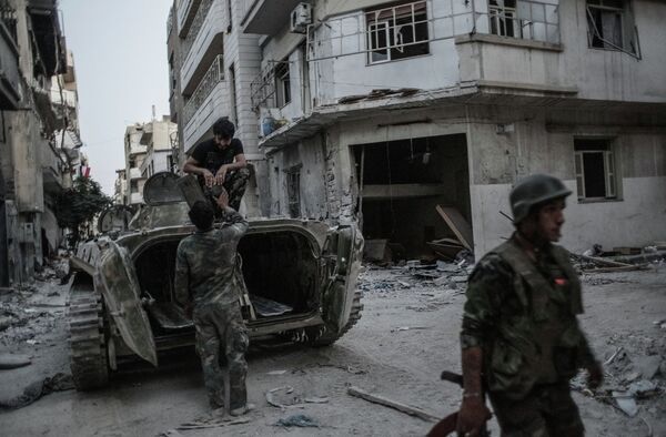 Forces loyal to President Bashar Assad in Homs (archive) - Sputnik International