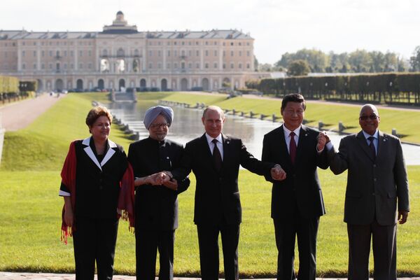 BRICS delegation heads in St Petersburg. - Sputnik International