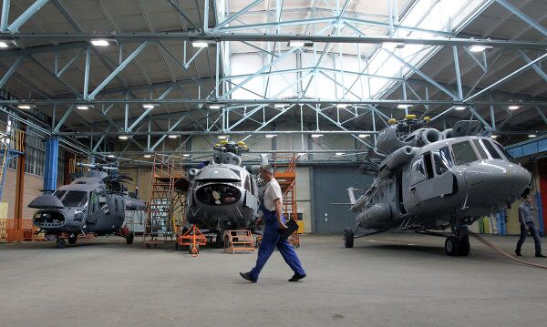 Mi-17 Helicopter Production at the Kazan Helicopter Plant - Sputnik International