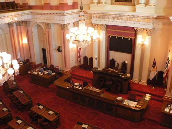 The chamber of the California state senate in Sacramento - Sputnik International