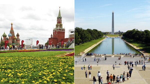 Moscow and Washington - Sputnik International