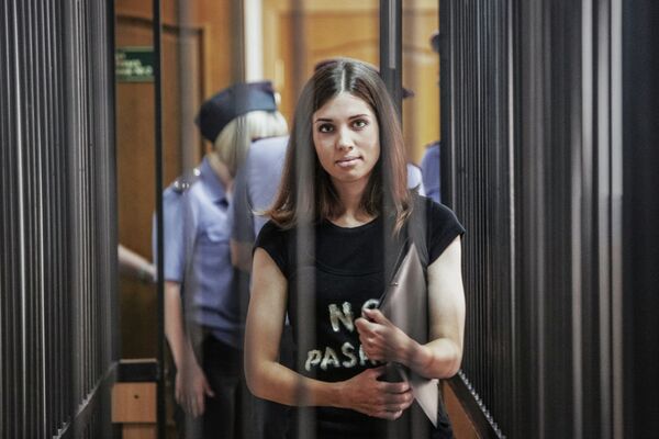 Nadezhda Tolokonnikova in court - Sputnik International