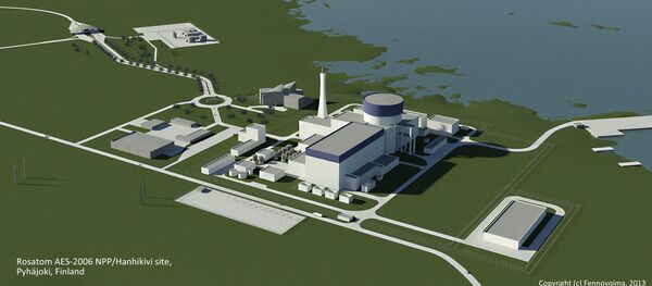 An artist's concept of a Russian Rosatom's AES-2006 nuclear power plant at Hanhikivi - Sputnik International