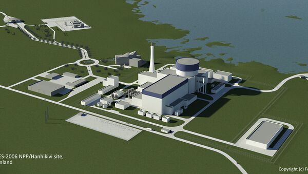 An artist's concept of a Russian Rosatom's AES-2006 nuclear power plant at Hanhikivi - Sputnik International