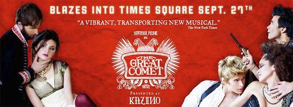 The poster for the New York play 'Natasha, Pierre and the Great Comet of 1812' - Sputnik International