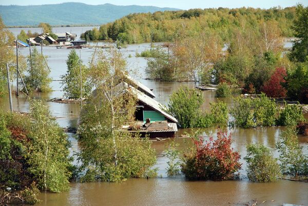Floods in the Khabarovsk region, Sept. 6, 2013 - Sputnik International