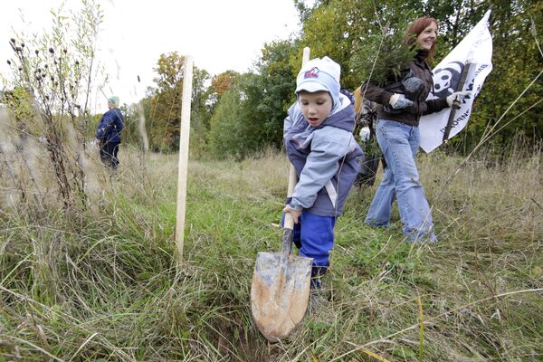 700,000 Volunteers to Plant Trees in Russia - Sputnik International