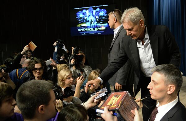 Harrison Ford Presents New Film in Moscow - Sputnik International