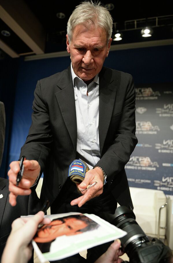 Harrison Ford Presents New Film in Moscow - Sputnik International