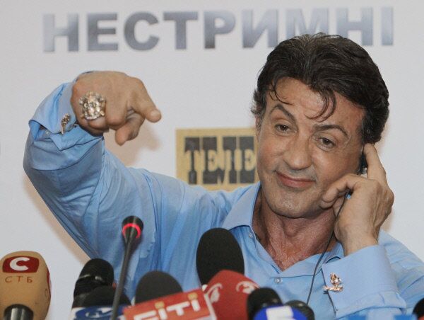 Sylvester Stallone, photographed in Kiev in 2010 - Sputnik International