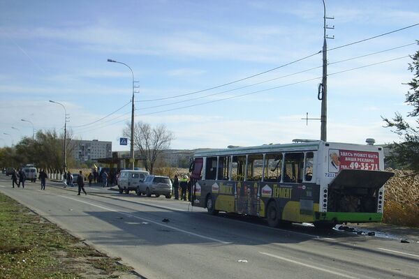 The site of the bus explosion in Volgograd - Sputnik International